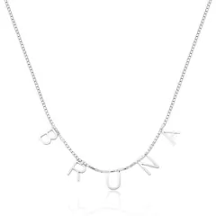 Colar Personalizado letras soldadas