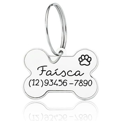 Pingente osso para cachorro - comprar online