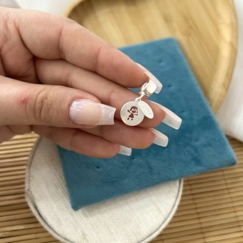 Berloque Personalizado filho plaquinha e nome