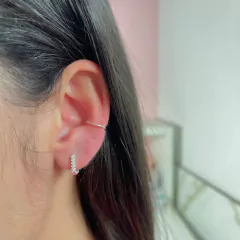 Piercing de pressão fino liso - comprar online