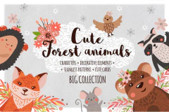 Colección Cute Forest Animals