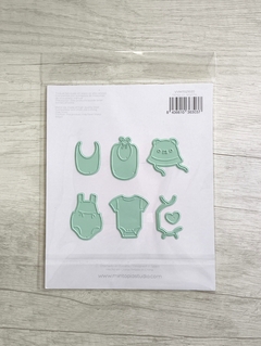 Troquel Ropita Baby Bloom Mintopía - comprar online