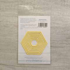 Troqueles Básicos Mini Hexágonos Cosidos Kimidori Colors en internet
