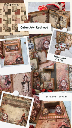 Paper Pad 8x8" Bellaluna Crafts Redhood