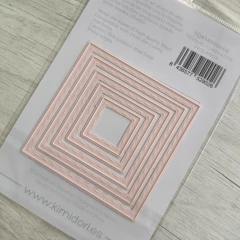 Troqueles Básicos Mini Cuadrados Cosidos Kimidori Colors en internet