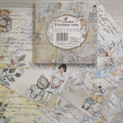 Paper Pad 6x6" Decorer Rabbit´s Burrow - tienda online