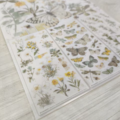 Transferibles Rub-On Set Botanicals Krafty Garden