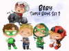 Hoja de Elementos Baby Super Boys Set 3