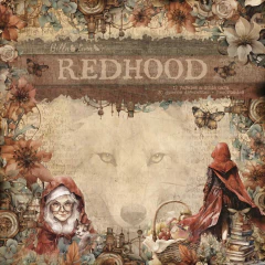 Paper Pad 8x8" Bellaluna Crafts Redhood - comprar online