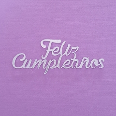 Palabra Feliz Cumpleaños Metacrilato Espejado - comprar online