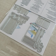 Imagen de Set con 8 Troqueles Sizzix Thinlits Dies By Jenna Rushforth Retro Throwback