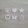 Kit Charms Surtidos Blancos x6u