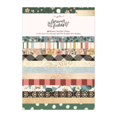 Paper Pad Simple Faz 6x8" 36/Pkg Maggie Holmes Forever Fields Gold Foil - comprar online