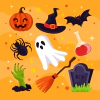 Hoja de Elementos Halloween