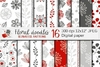 Colección Floral Doodles (Rojo) - comprar online