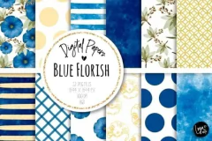 Colección Blue Florish