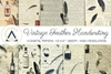Colección Vintage Feather Handwriting