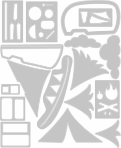 Set con 17 Troqueles Sizzix Thinlits Dies By Kath Breen Great Outdoors en internet