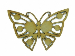 Mariposa Calada Fibrofacil Corte Laser 7 cm x 10cm x3 mm