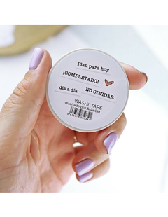 Washi Tape Fino No Olvidar Menos es Nada Alúa Cid - comprar online