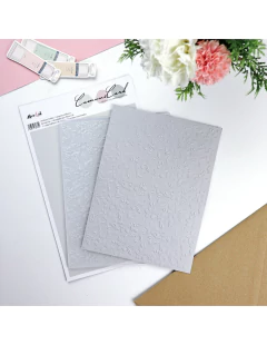 Carpeta de Embossing Floral Comunicard Alúa Cid - Scrapear