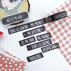 Washi Tape Todo lo Bueno Destino Alúa Cid