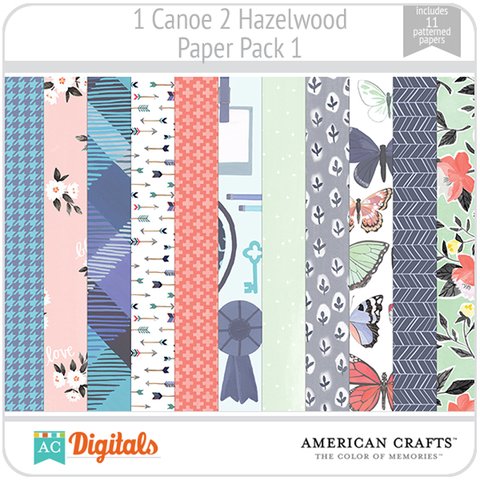 1 Canoe 2 Hazelwood PP1 American Crafts