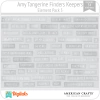 Hoja de Elementos Finders Keepers Amy Tangerine Pack 5 American Crafts