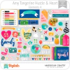Hoja de Elementos Hustle & Heart Amy Tangerine Pack 4 American Crafts
