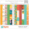 Hustle & Heart Amy Tangerine PP1 American Crafts