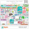 Hoja de Elementos Stay Sweet Amy Tangerine Pack 1 American Crafts