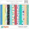 Stay Sweet Amy Tangerine PP1 American Crafts