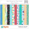 Stay Sweet Amy Tangerine PP1 American Crafts