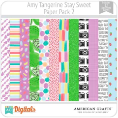 Stay Sweet Amy Tangerine PP2 American Crafts