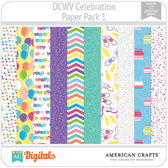 Celebration DCWV PP1 American Crafts