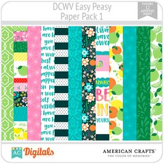 Easy Peasy DCWV PP1 American Crafts