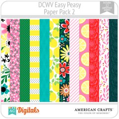 Easy Peasy DCWV PP2 American Crafts