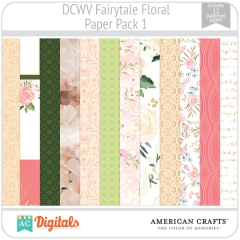 Fairytale Floral DCWV PP1 American Crafts