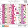 Floral Brilliance DCWV PP1 American Crafts
