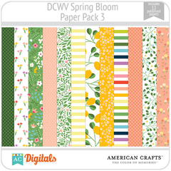 Spring Bloom DCWV PP3 American Crafts