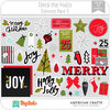 Hoja de Elementos Deck The Halls Pack 3 American Crafts