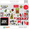 Hoja de Elementos Deck The Halls Pack 3 American Crafts