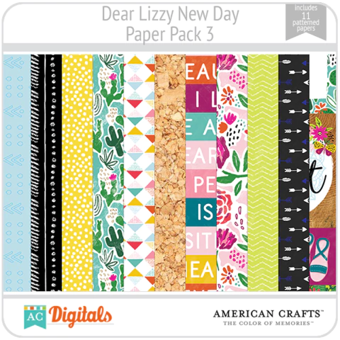 Dear Lizzy New Day PP3 American Crafts