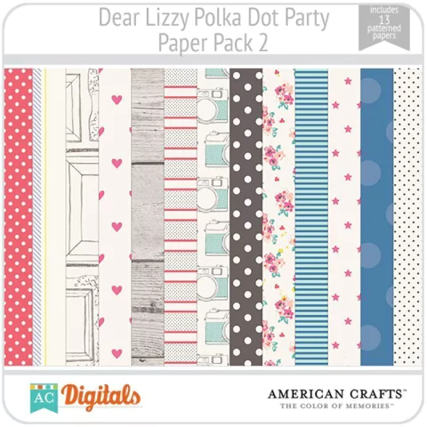 Polka Dot Party Dear Lizzy PP2 American Crafts