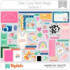 Hoja de Elementos She's Magic Dear Lizzy Pack 1 American Crafts