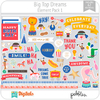 Hoja de Elementos Big Top Dreams Pack 1 American Crafts