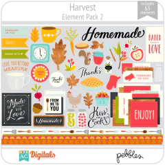 Hoja de Elementos Harvest Pack 2 American Crafts