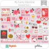 Hoja de Elementos My Funny Valentine Pack 1 American Crafts