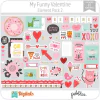 Hoja de Elementos My Funny Valentine Pack 2 American Crafts