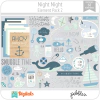 Hojas de Elementos Night Night Pack 2 American Crafts